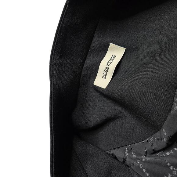 Zadig & Voltaire Very Strass Heart Blazer Black Size: 34 - Picture 6 of 10